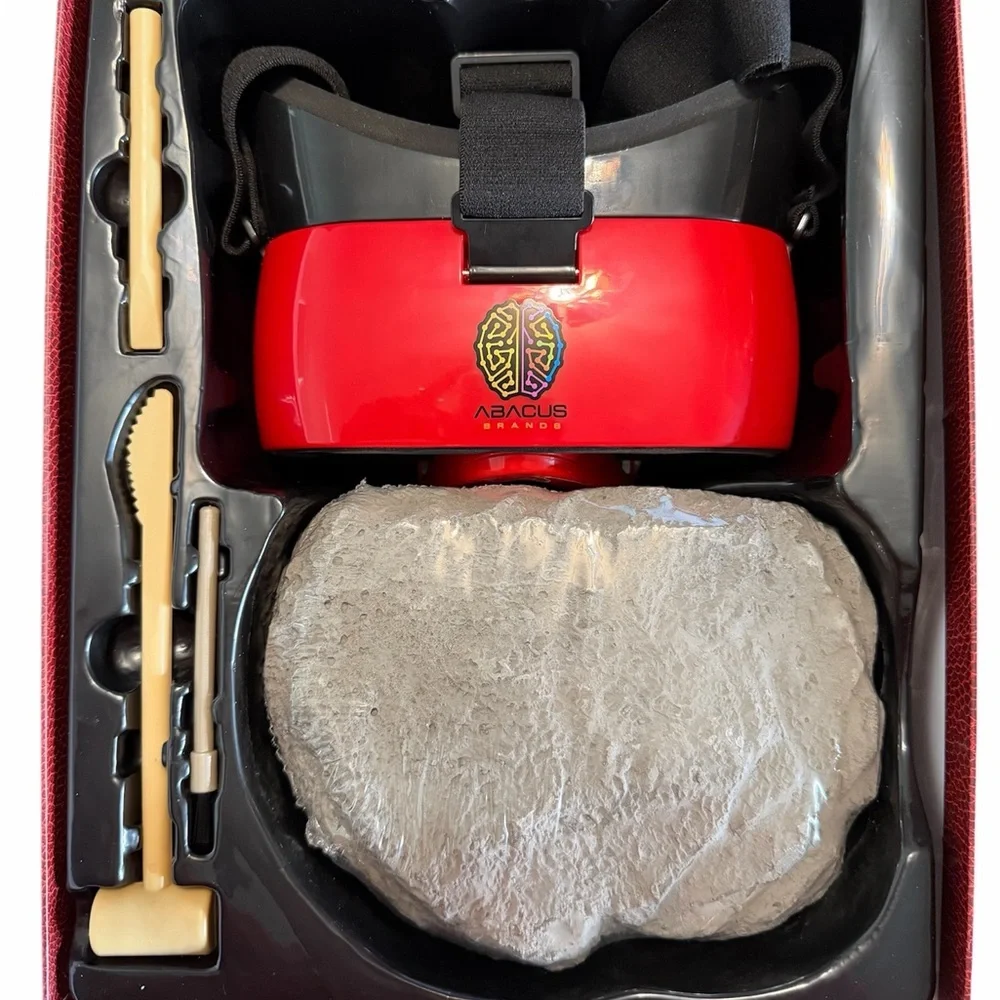 VR Dinosaurs Interactive STEM Set w/ Goggles Fossil Dig Kit Complete